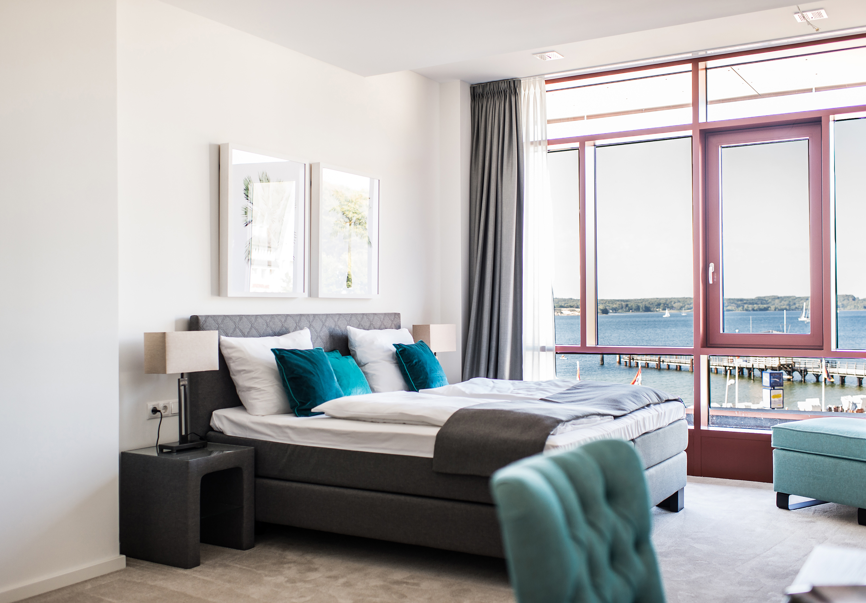 Comfort-Suite Wasserseite – Hotelzimmer in Glücksburg